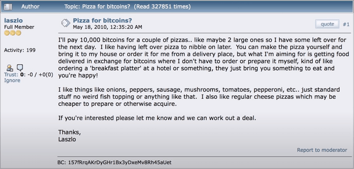 Pizza Bitcoin